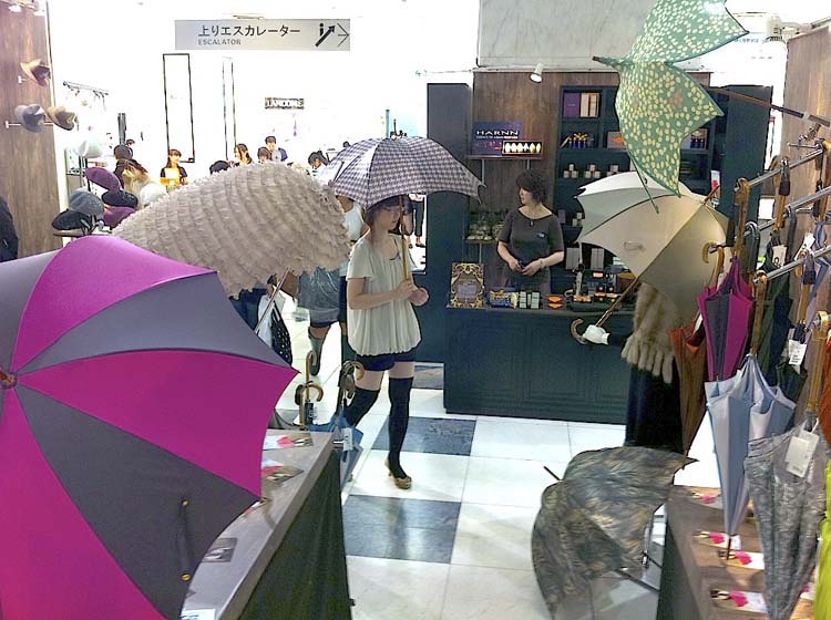 DiCesare umbrella show Matsuya Ginza